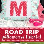 road trip pillowcase