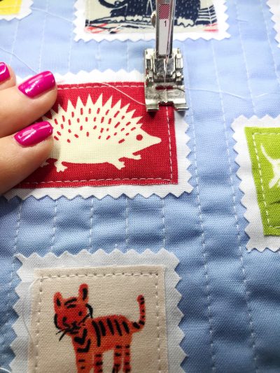 Postage Stamp Pillow