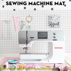 Sewing machine mat