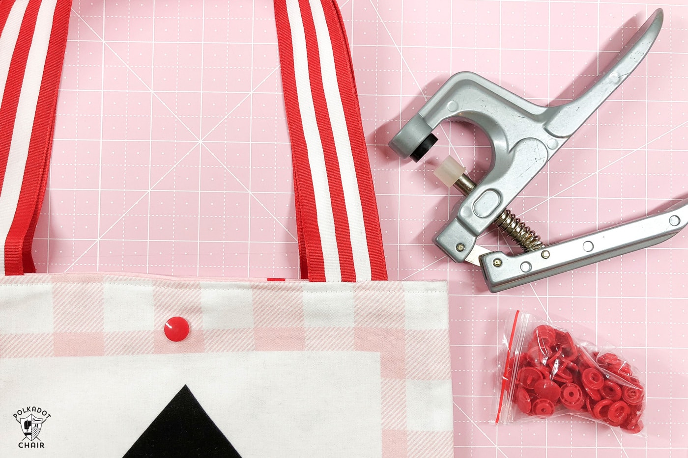 Cute & Simple Kids Library Bag Pattern The Polka Dot Chair