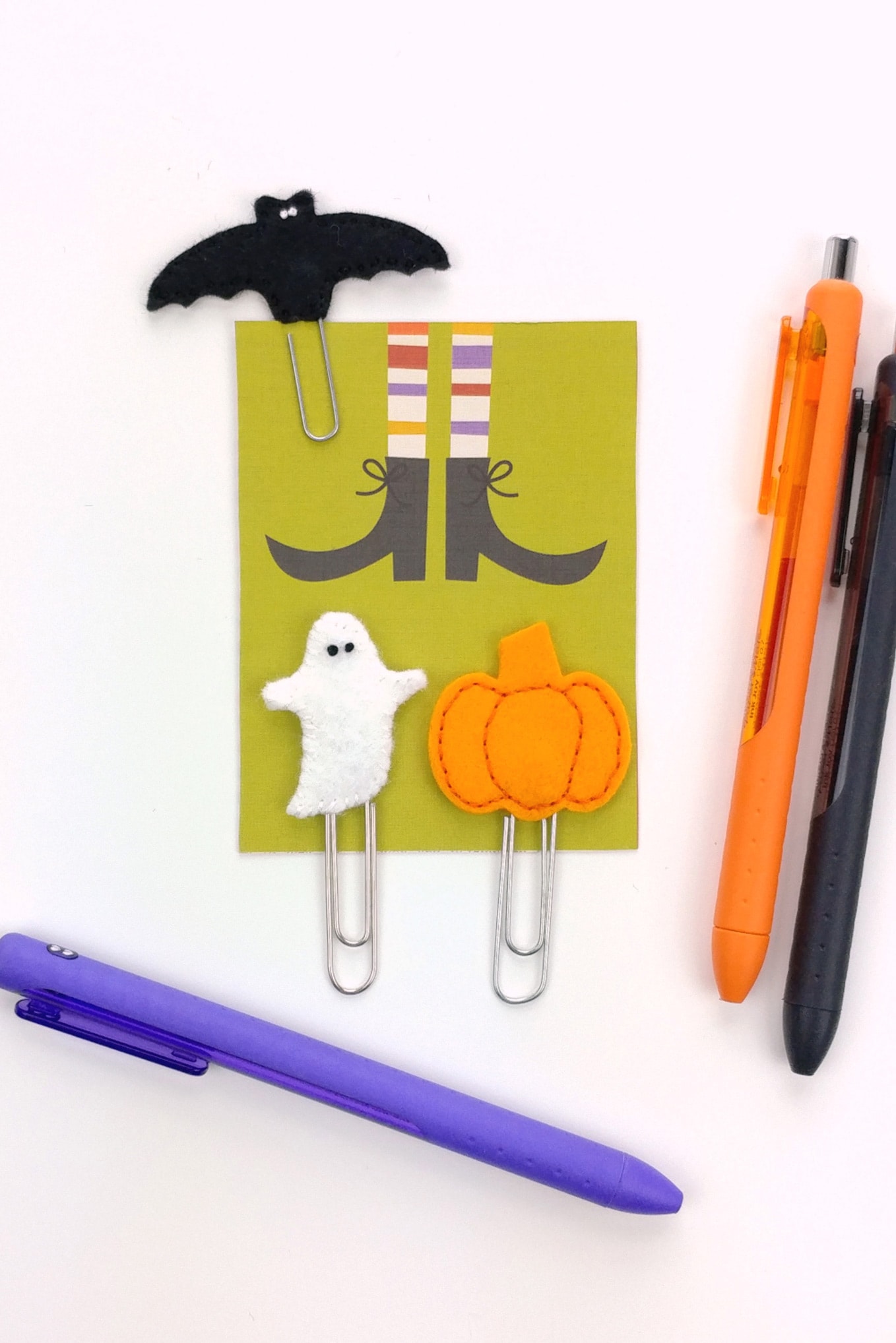 Felt Halloween Planner Clips 