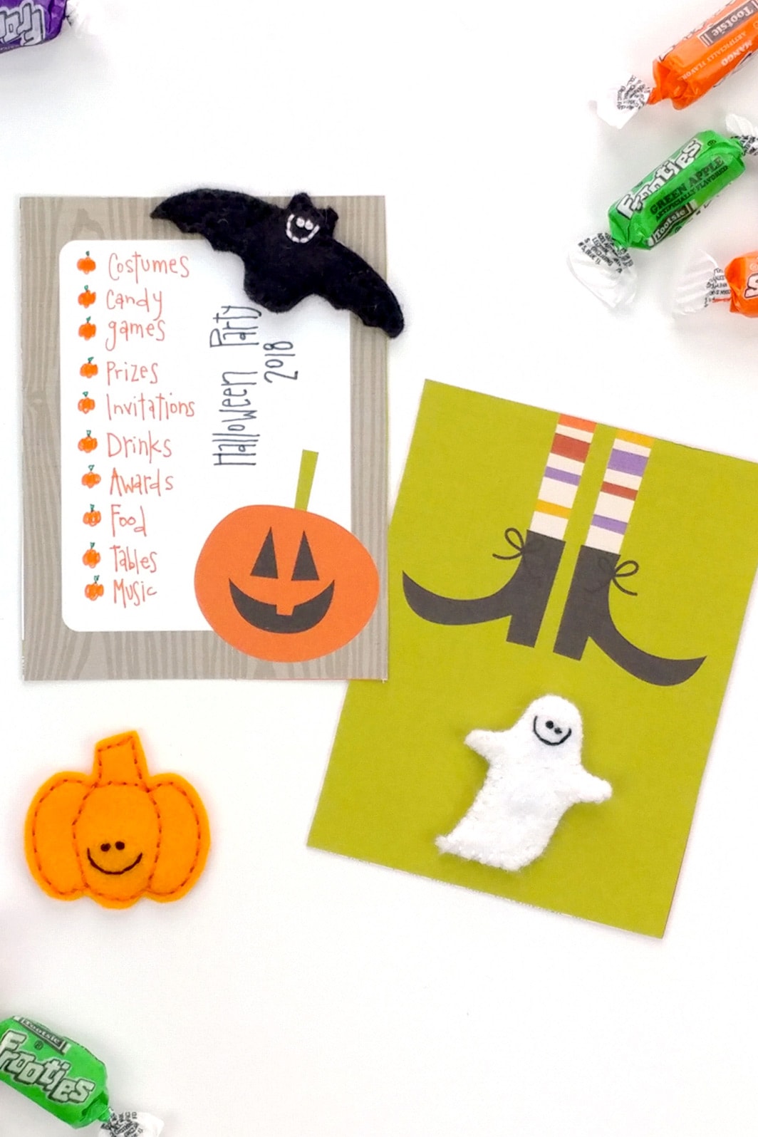 Felt Halloween Planner Clips 