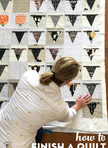 finishing a quilt