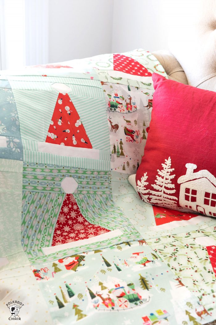 Santa's Hat Shop Christmas Quilt Pattern