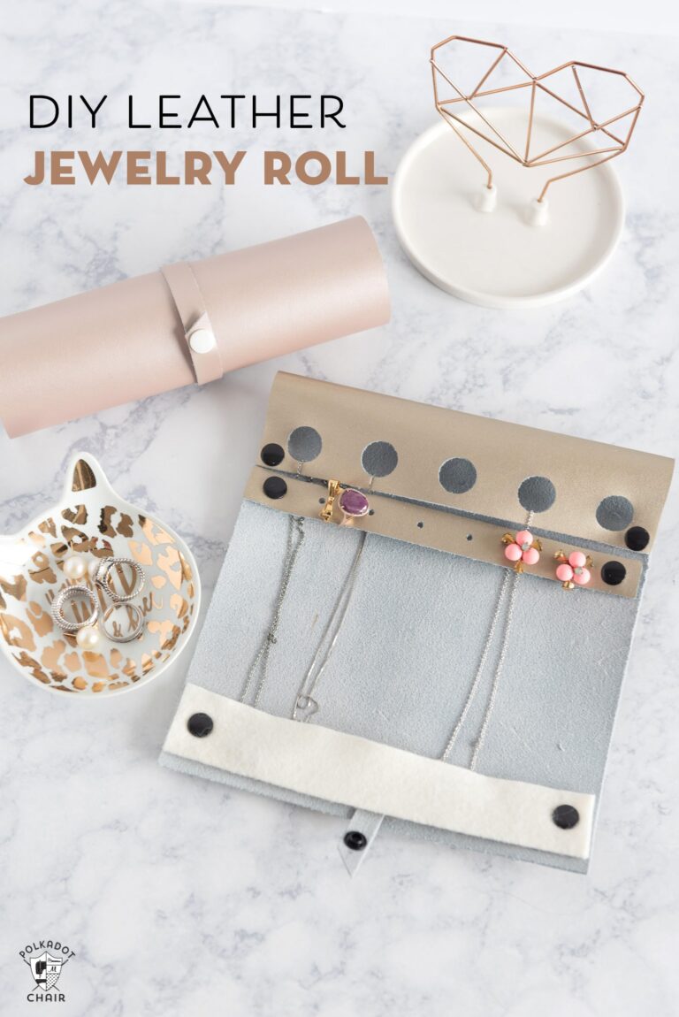 DIY Travel Jewelry Roll | A Cricut Maker Project