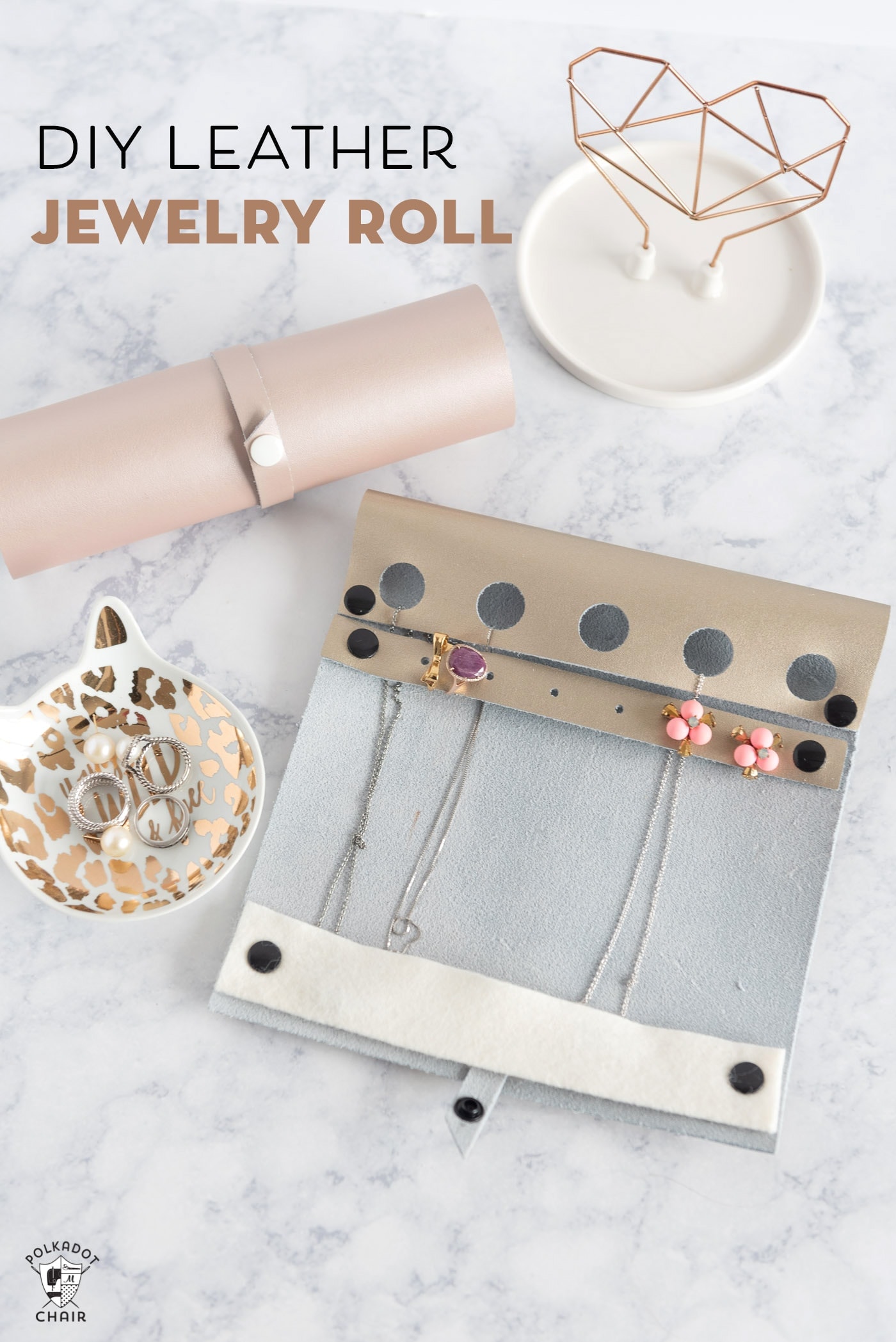 DIY Travel Jewelry Roll