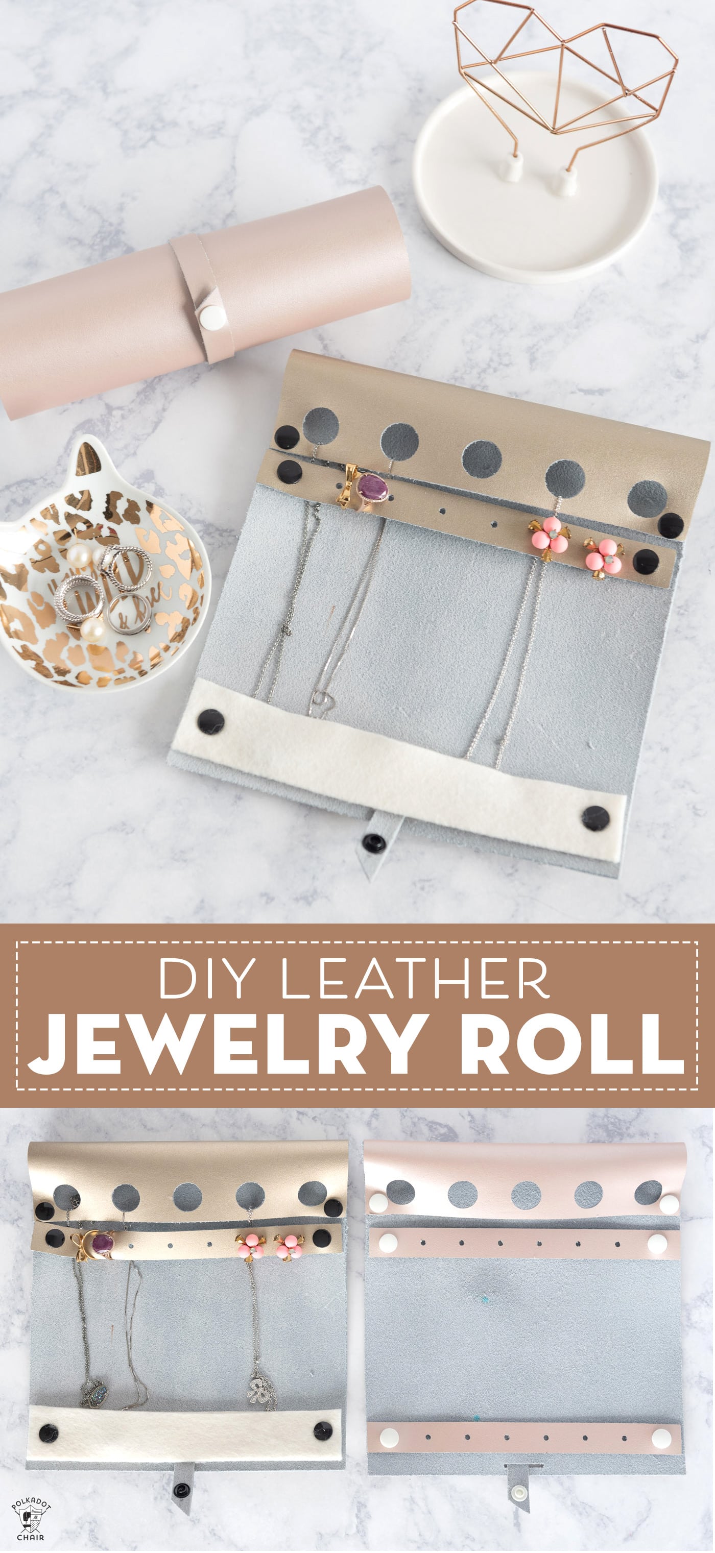 DIY Travel Jewelry Roll