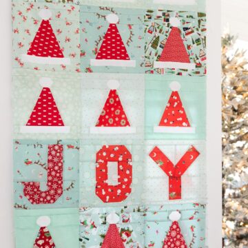 Santa's Hat Shop Christmas Quilt Pattern