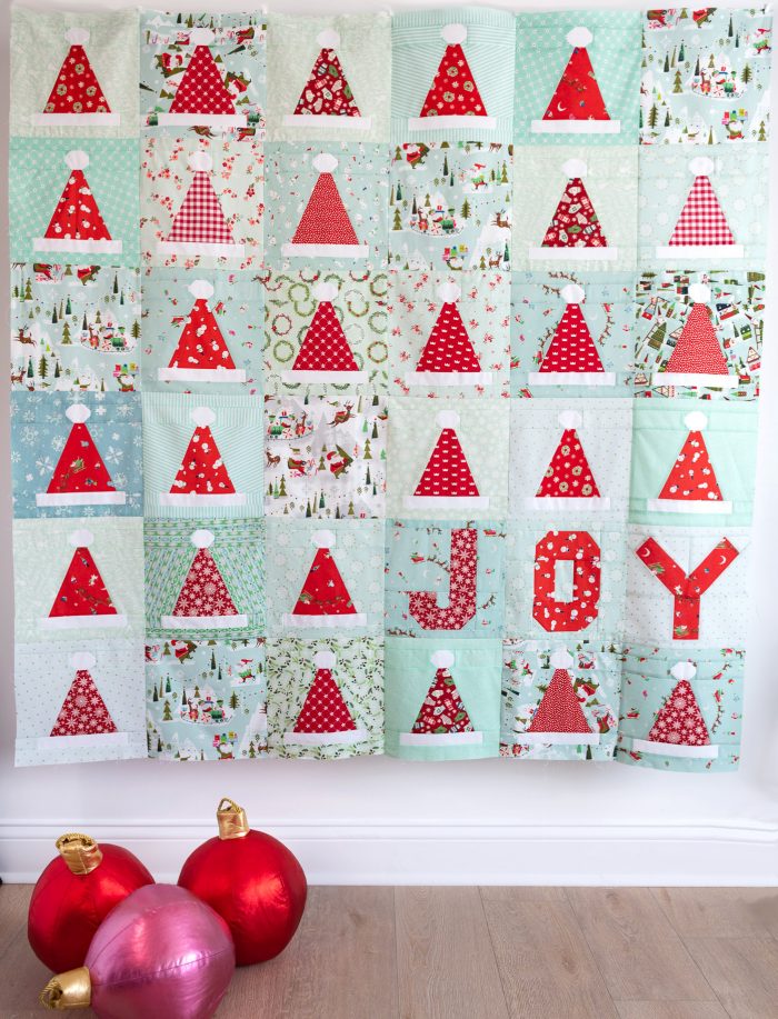 Santa's Hat Shop Christmas Quilt Pattern