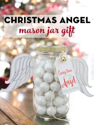 Angel Mason Jar gift idea