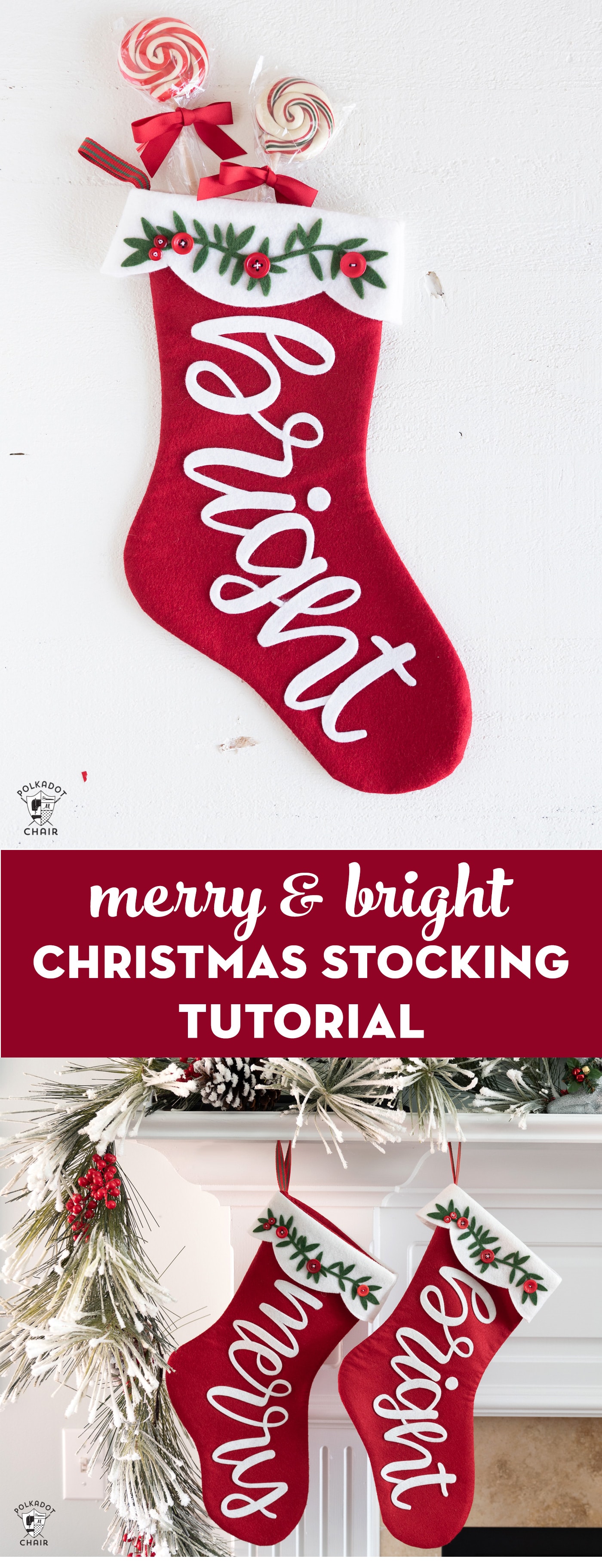 christmas stocking pattern for Cricut Maker