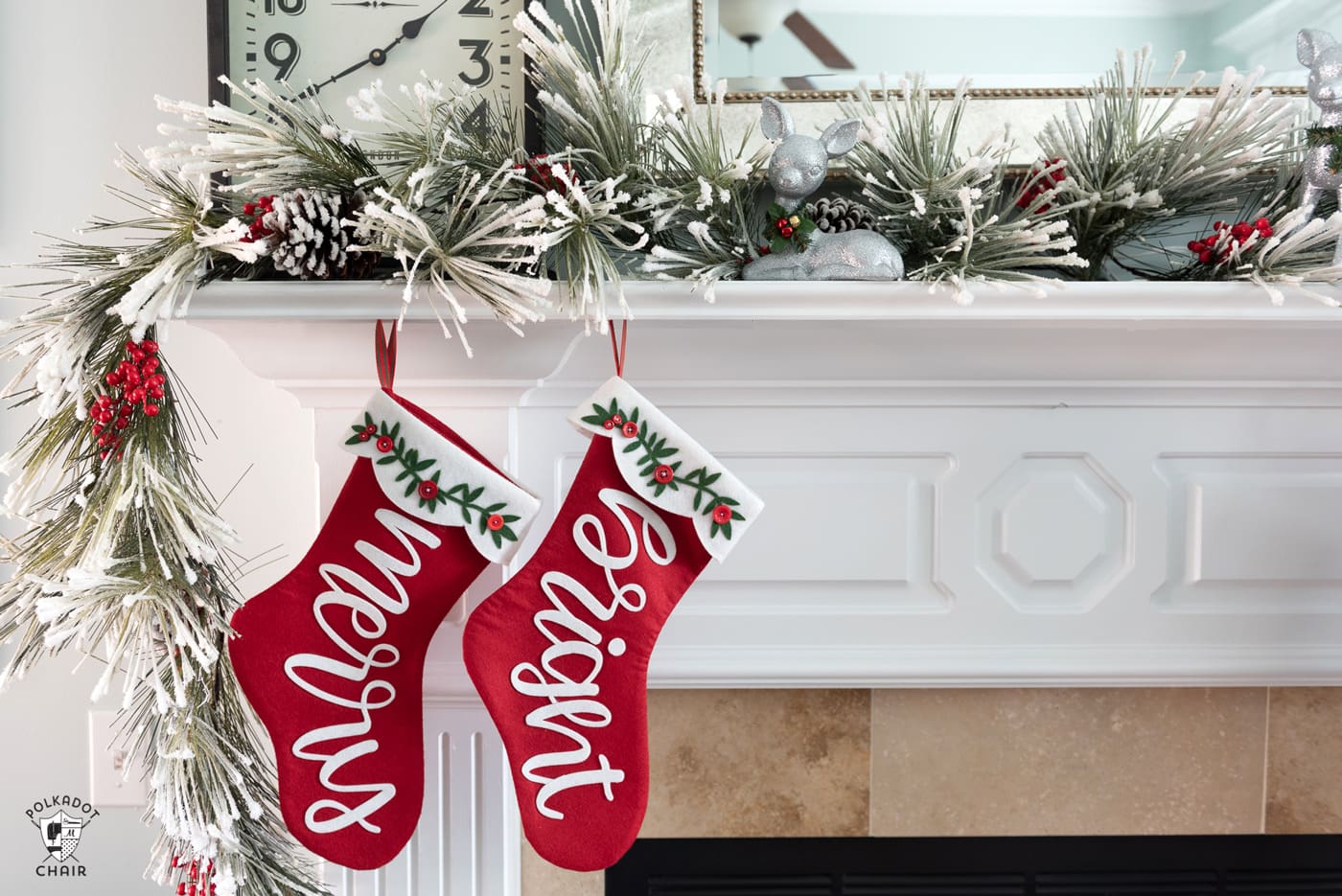 christmas stocking pattern for Cricut Maker