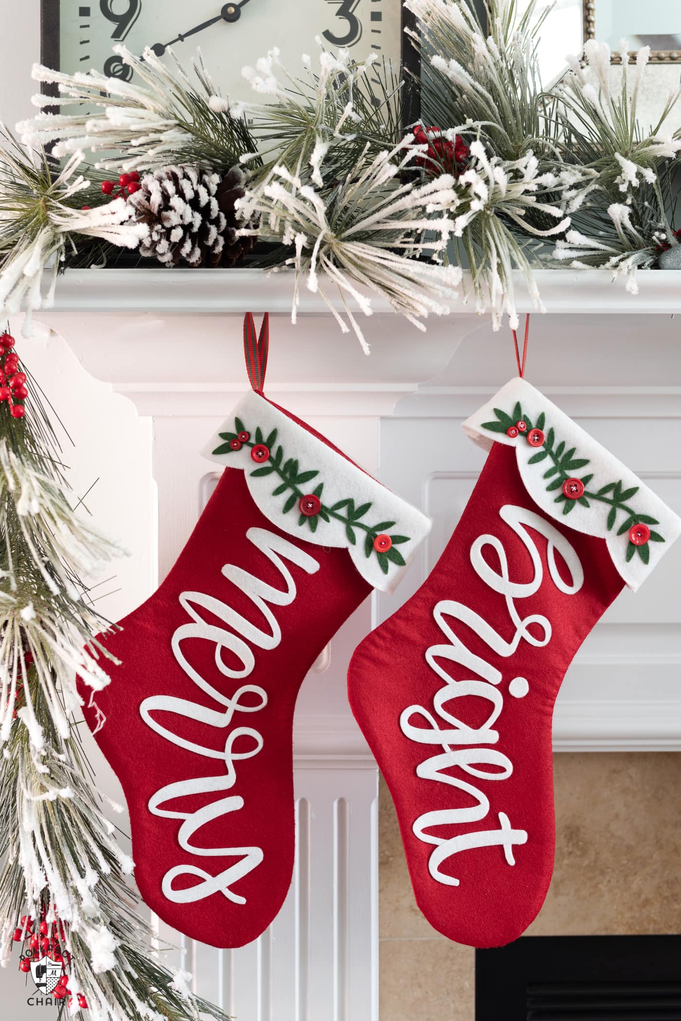 christmas stocking pattern for Cricut Maker