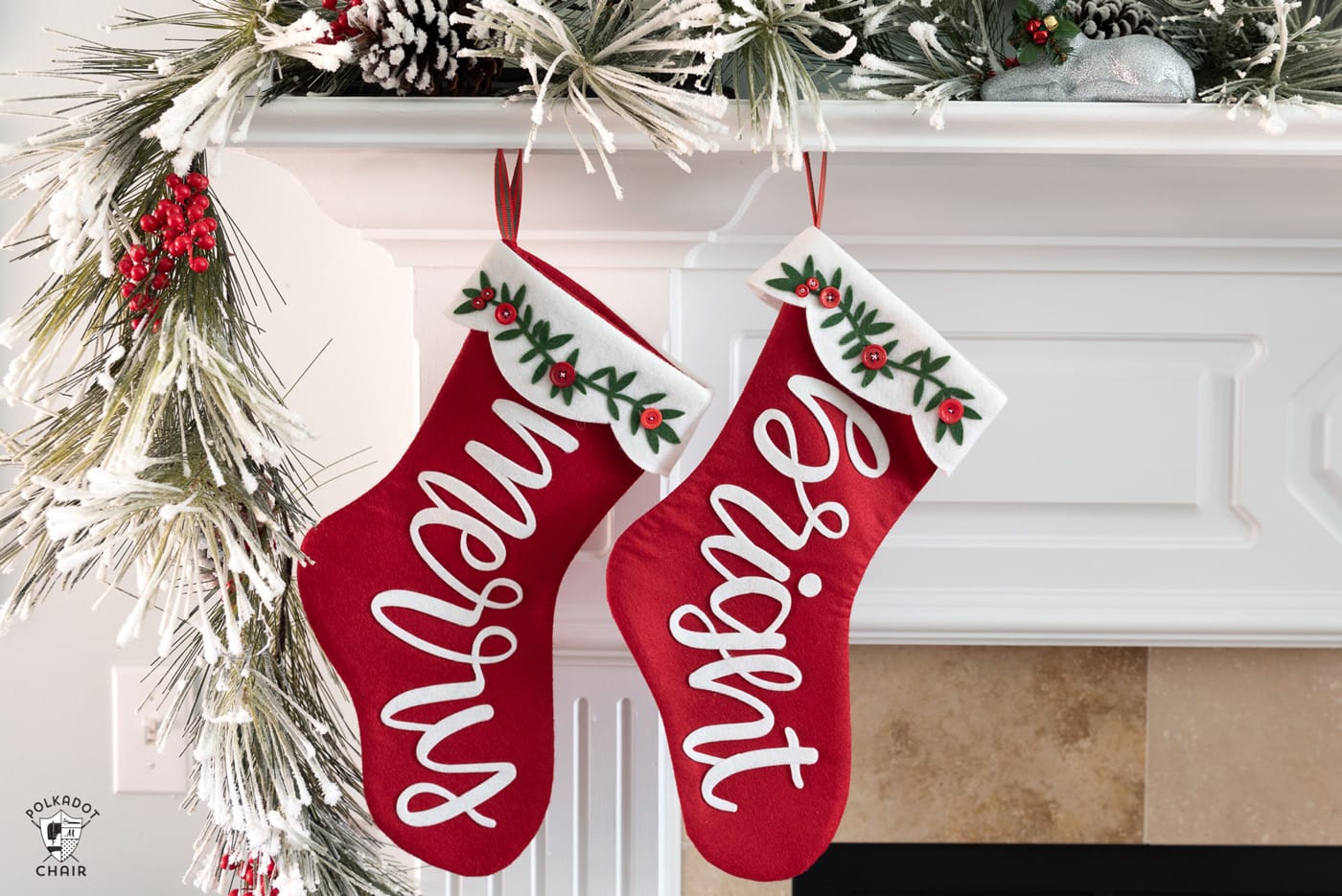 christmas stocking pattern for Cricut Maker