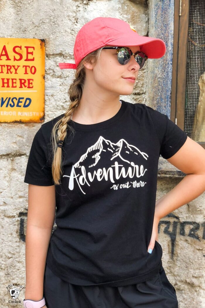 Adventure is out there DIY Disney t-shirt