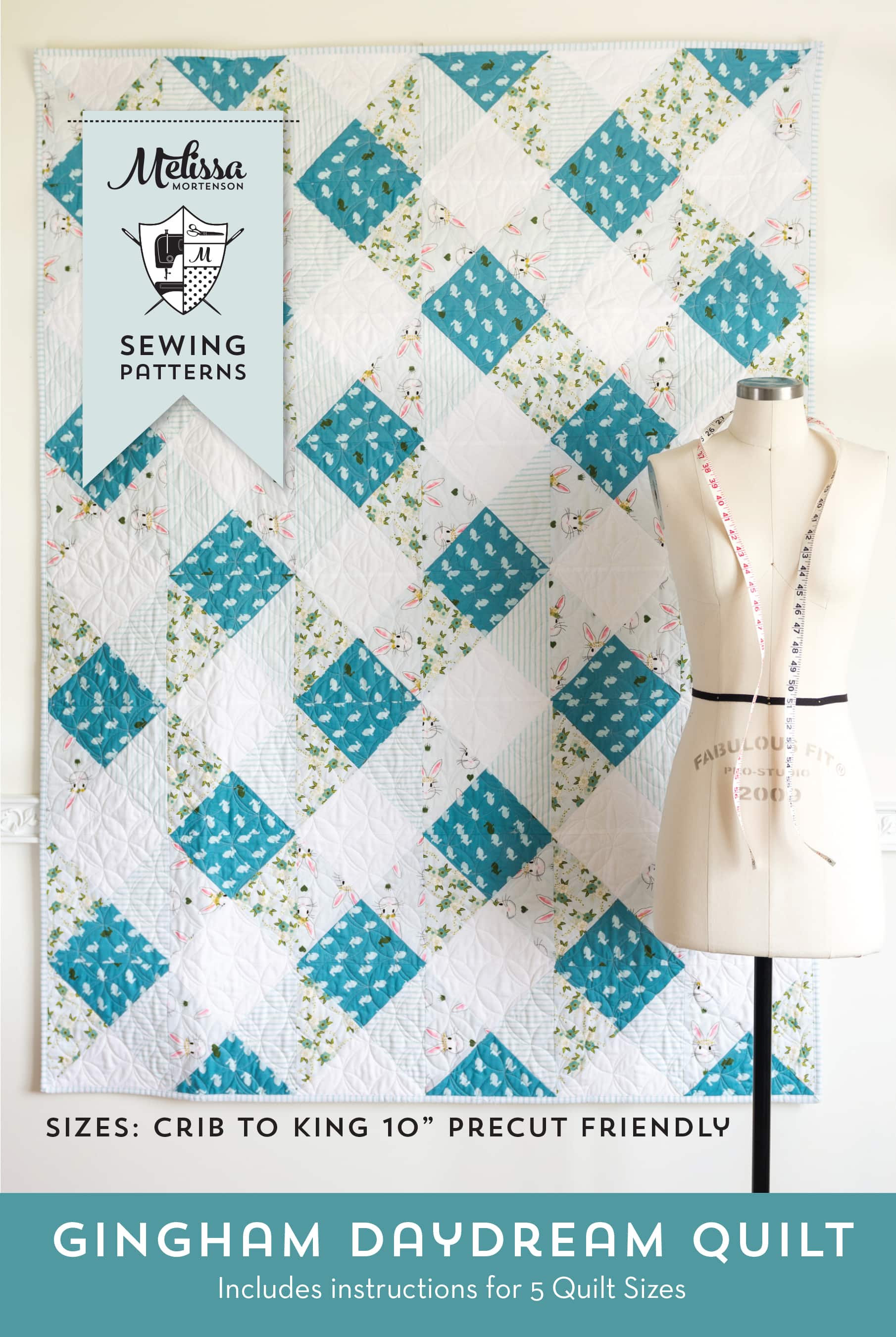The Gingham Daydream Quilt Pattern | the Polka Dot Chair