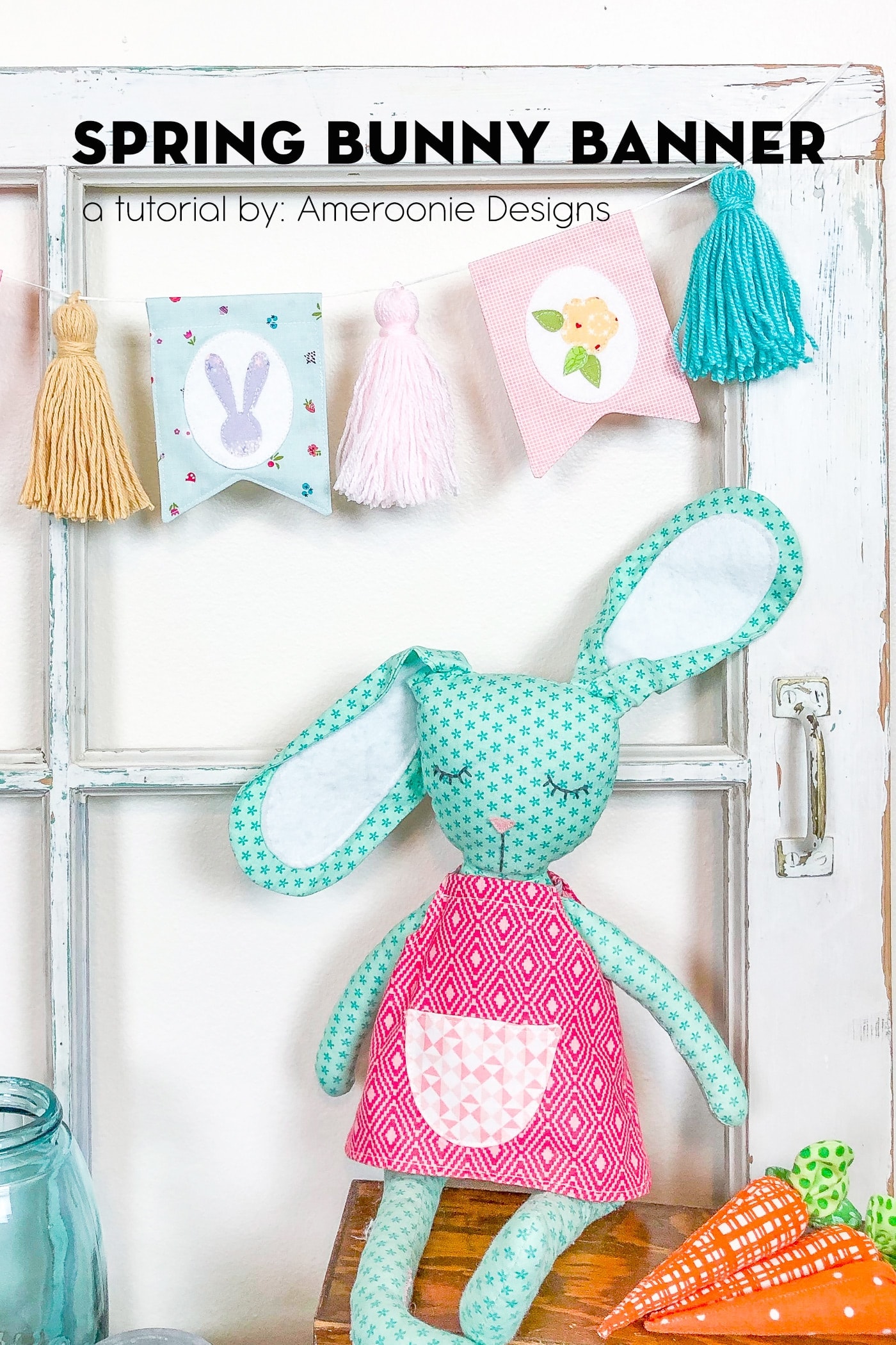 Spring Bunny Banner Tutorial