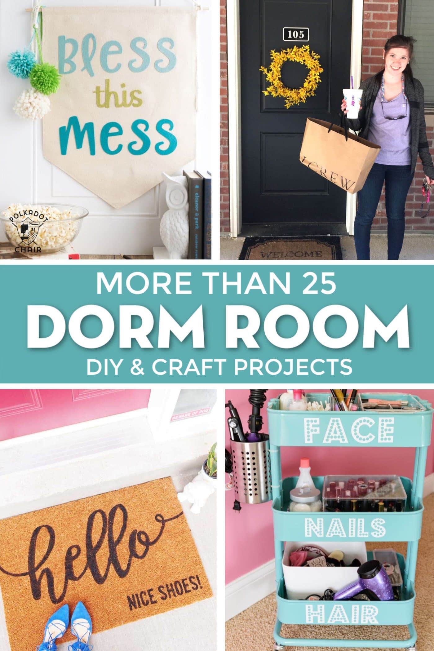 25+ Cricut DIY Projects for the Best Dorm Room Decor The