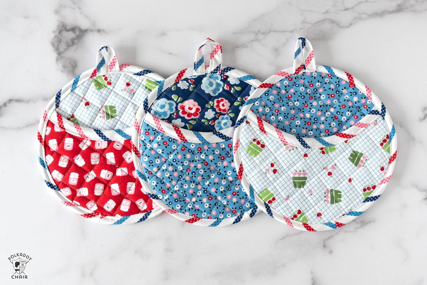 Set Of 2 Pot Holder Patterns Moto Cross Dinnerware Sets Home Living 