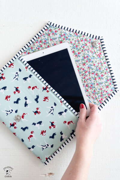 padded tablet case sewing pattern