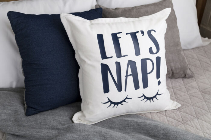 let's nap pillow svg
