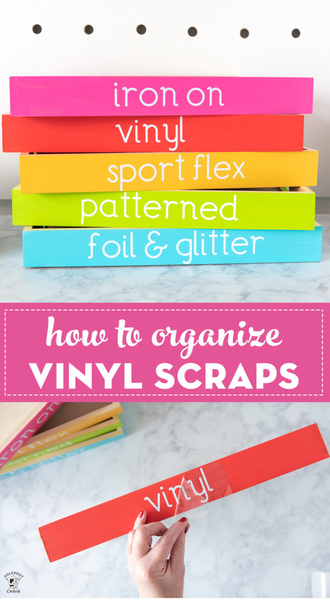 CREATIVE WAYS TO ORGANIZE CRICUT VINYL - KAinspired