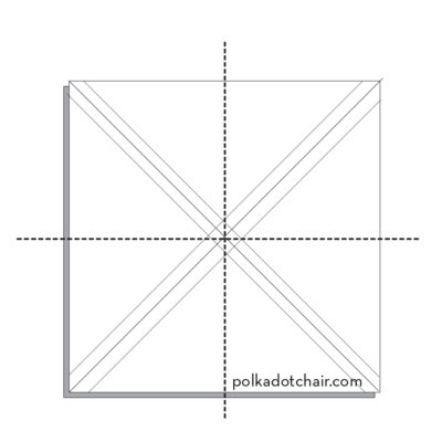 herringbone quilt illustration