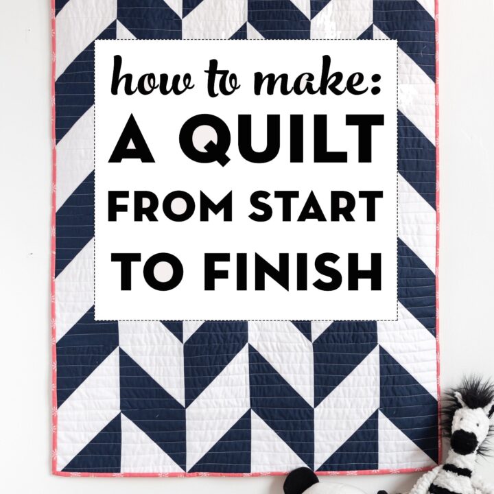 How to Make a Simple Patchwork Quilt The Polka Dot Chair