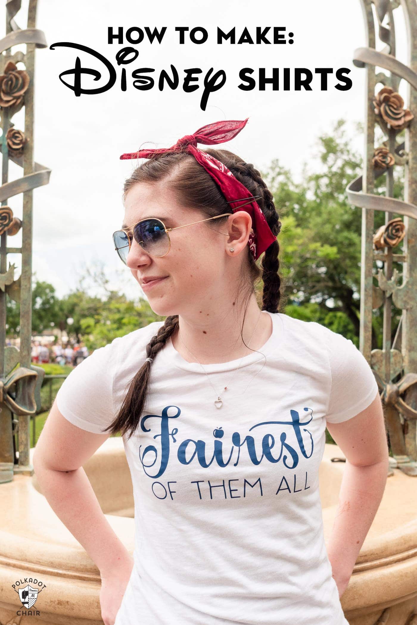 How to Make Disney Shirts & Free Cricut SVG Files