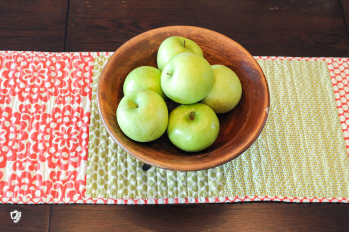 Fat quarter table runner