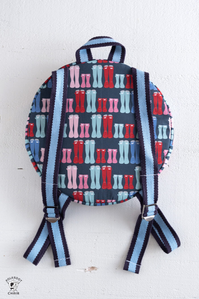 round backpack pattern