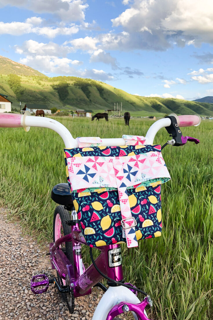 DIY Bike Handlebar Bag Pattern - The Polka Dot Chair