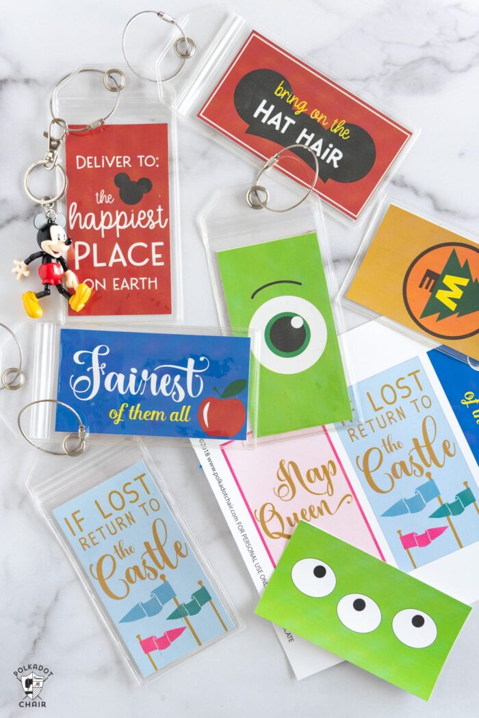 Personalized Mickey Snacks Metal Luggage Tag Bags & Purses Luggage & Travel Luggage Tags 