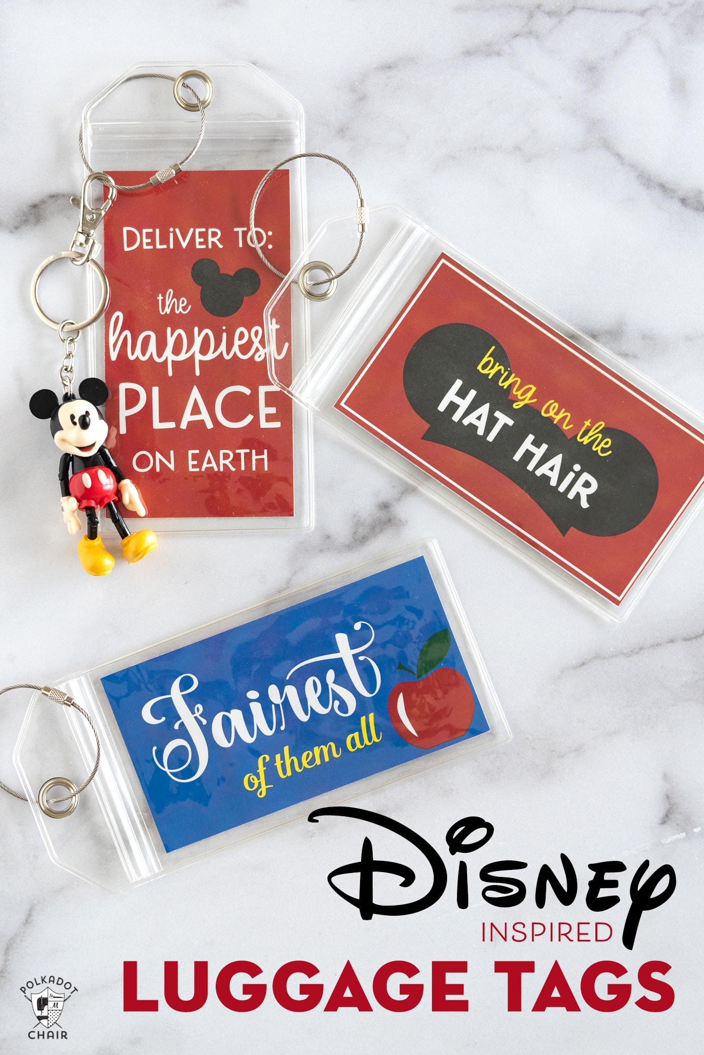 Free Printable Luggage Tags perfect for your Disney Vacation