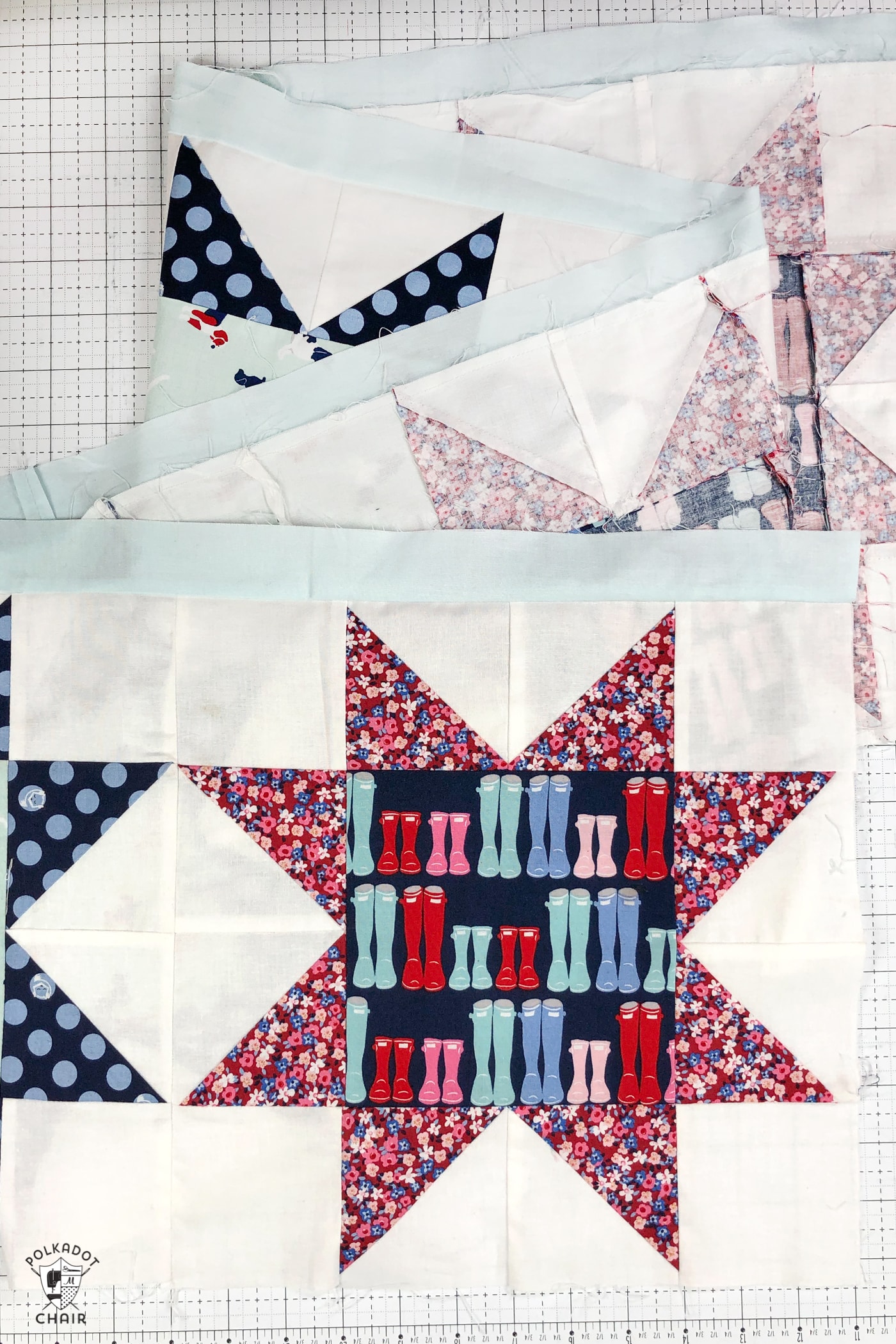 Let’s Stay Home Quilt Along Week 1; Sawtooth Star Quilt Blocks