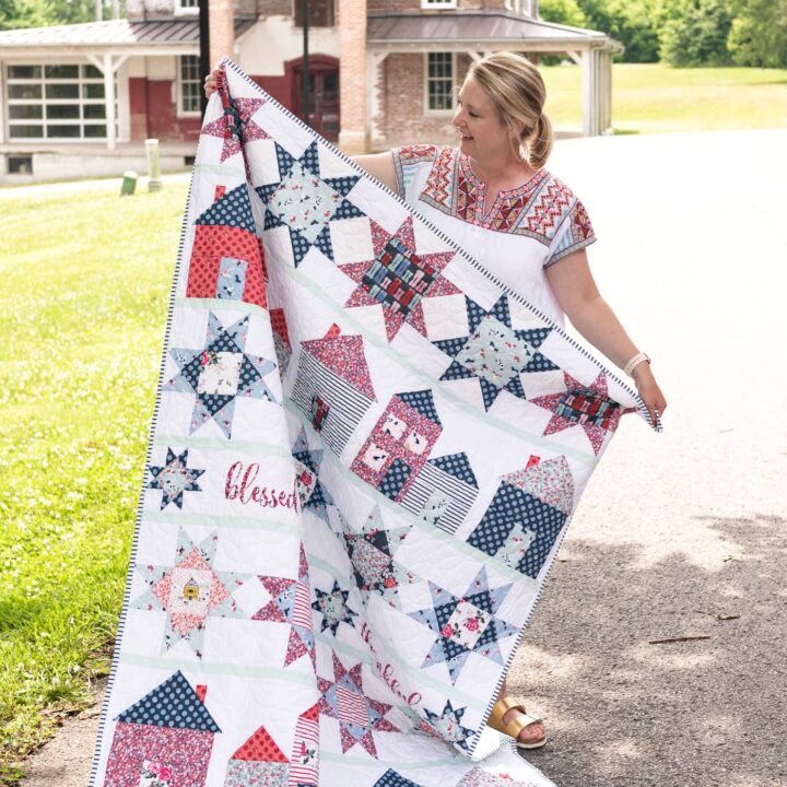 11 Fresh and Fun Summer Quilt Patterns Polka Dot Chair