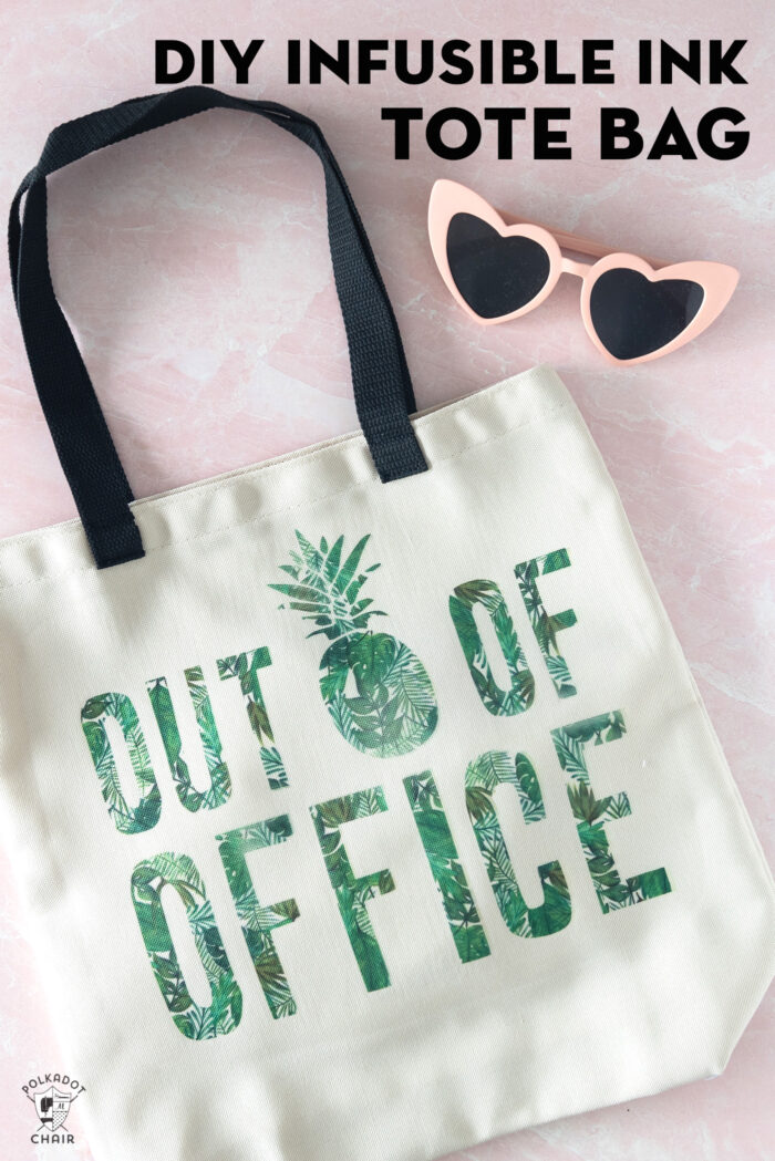 How to use Cricut Infusible Ink Transfers on Tote Bag DIY