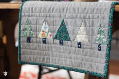 Liberty of London Christmas Table Runner on table