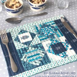 Quilted Placemats on table