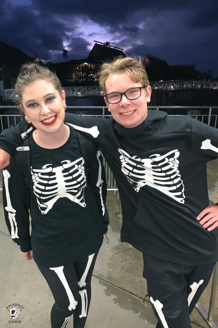 Skeleton Costume T-shirt Tees Costume - Halloween - Horror – Textual Tees