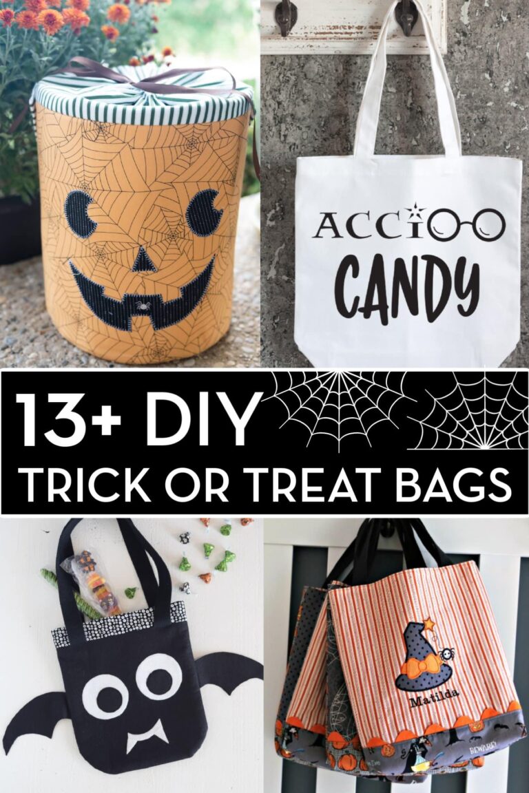 13+ DIY Trick or Treat Bags; Sewing Patterns & Free Tutorials.