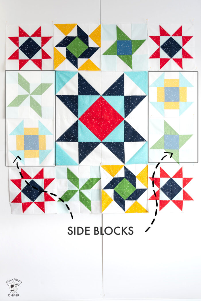 Quilt block assembly diagram