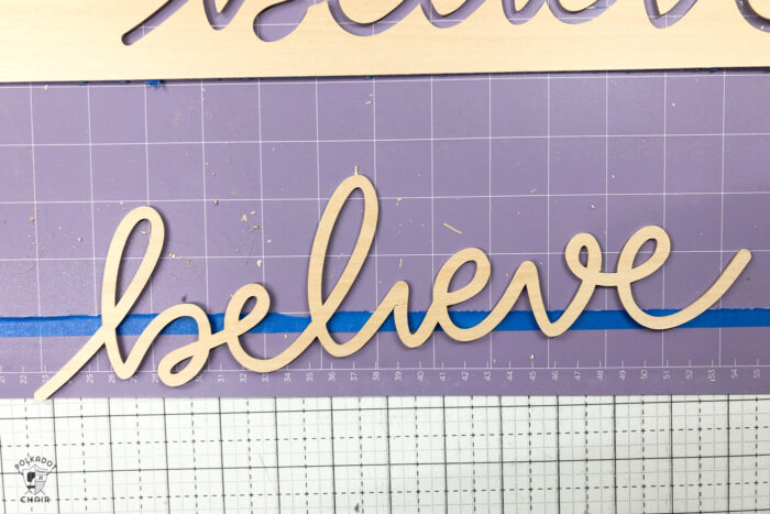 CRICUT MAKER BASSWOOD SIGN 12TH DAY OF CRAFTMAS 