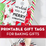 Free printable tags on christmas potholder