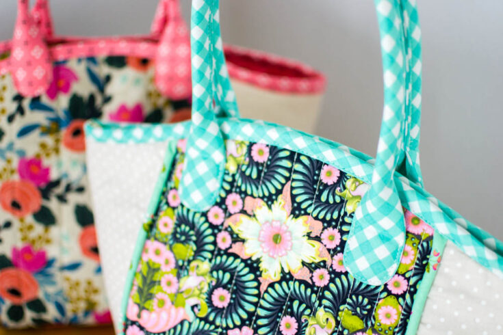 Free Oversized Beach Bag Sewing Pattern - The Polka Dot Chair