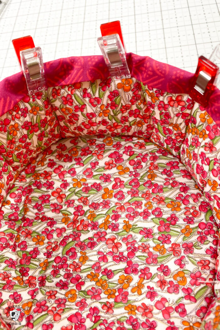 How to Make Round Fabric Baskets | Polka Dot Chair