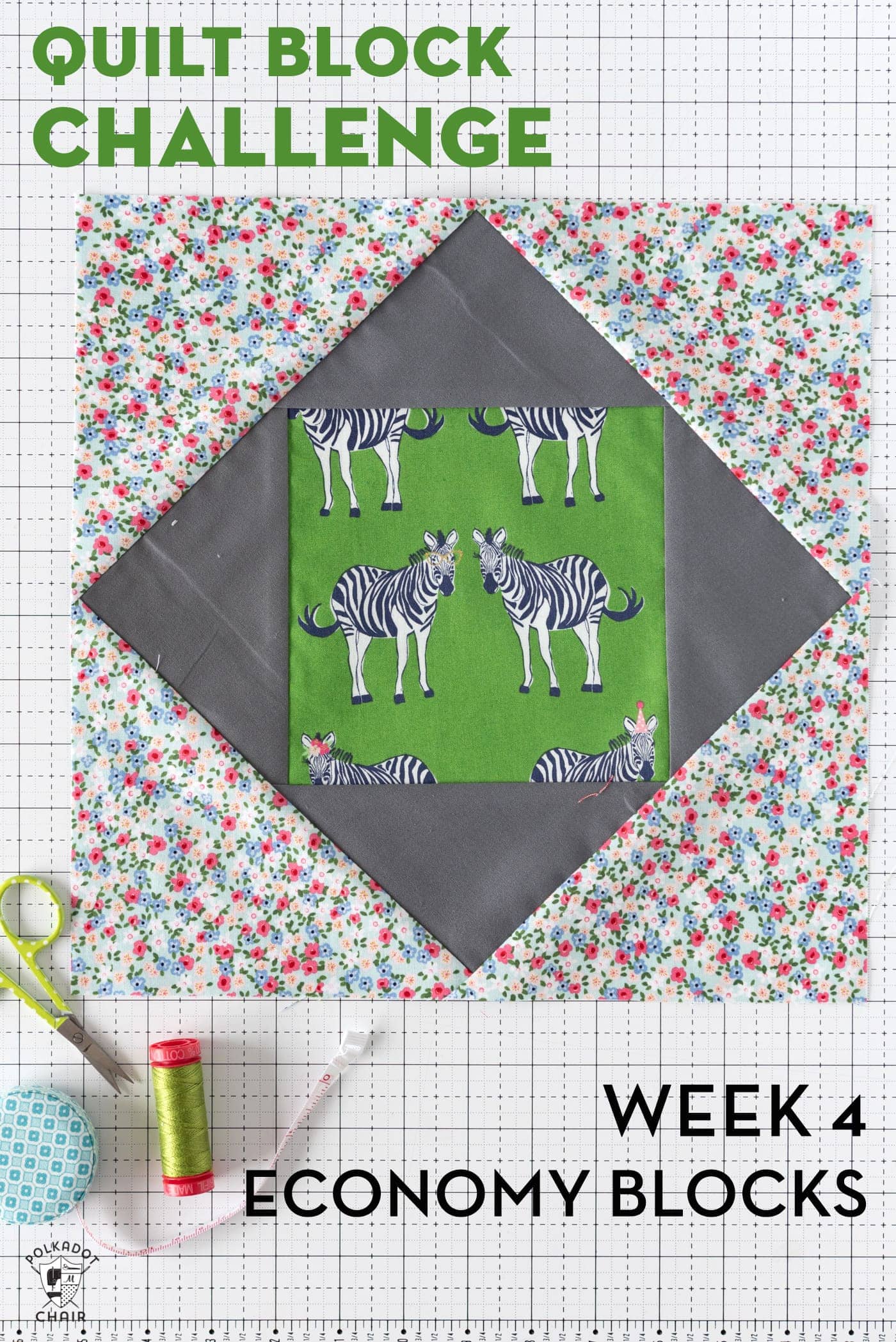 6 Economy Block pattern Quilt Block Foundation Paper Make perfect quilt blocks!