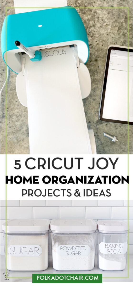 5 Easy Ways to Organize your Home with Cricut Joy - Dukes and Duchesses