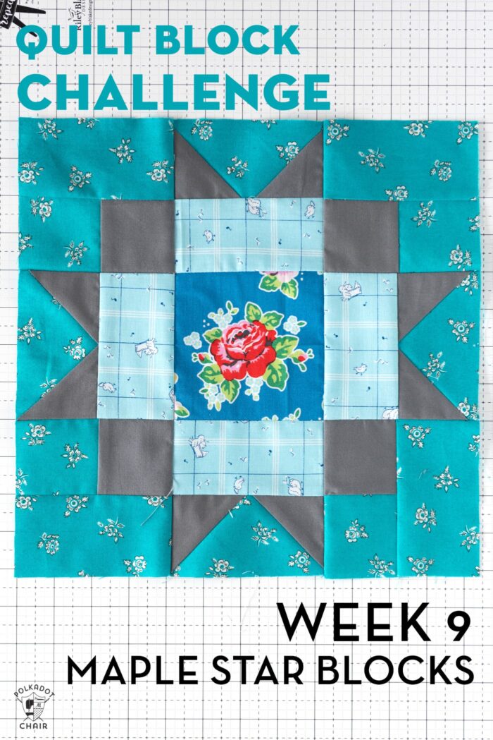 colorful quilt blocks on white cutting mat