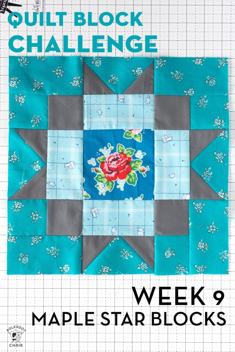 Maple Star Quilt Block Tutorials